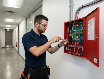 Fire Alarm Panel Installation